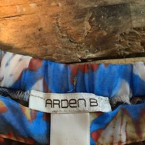 Multi pattern maxi skirt